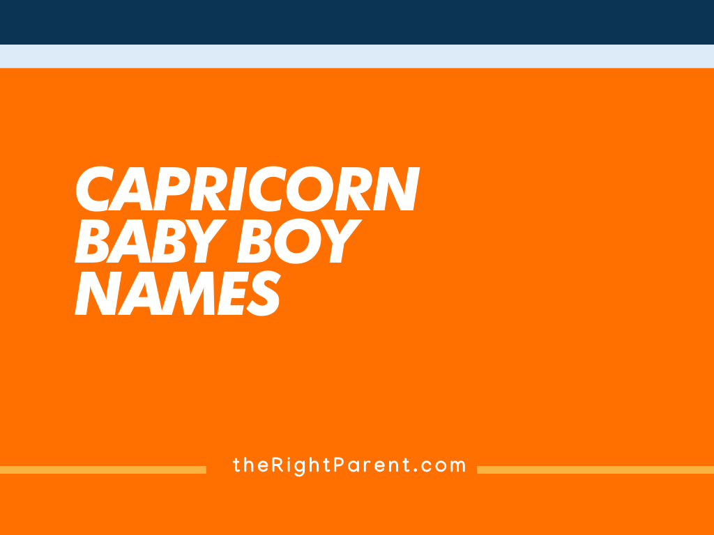 Capricorn Baby Boy Names