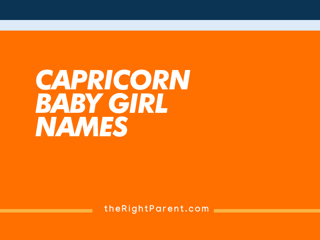 Capricorn Baby Girl Names